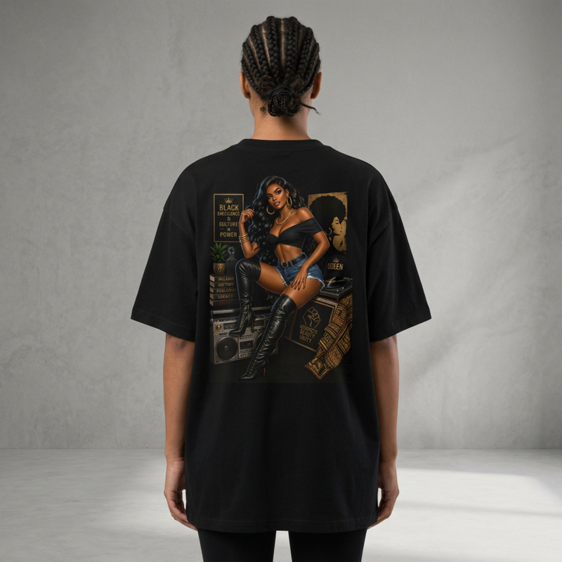 Black Queen Empowerment Graphic Tee