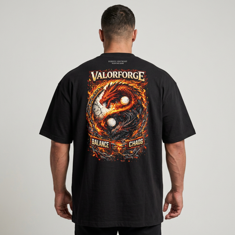 Valorforge Balance & Chaos Dragon Graphic Tee