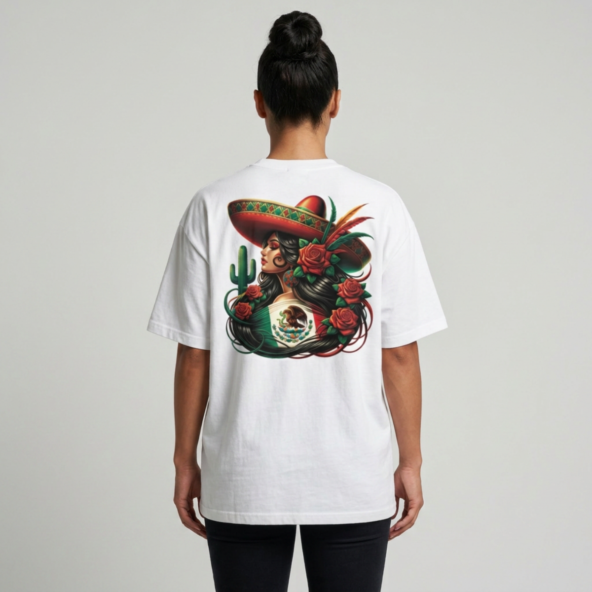 La Mexicana Rose Tee | Mexican-Inspired Graphic Shirt