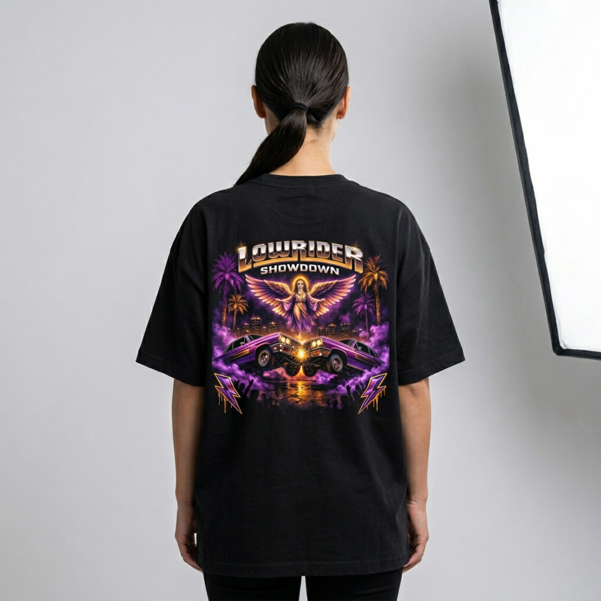 Lowrider Showdown Tee | Classic Car Culture Graphic Shirt